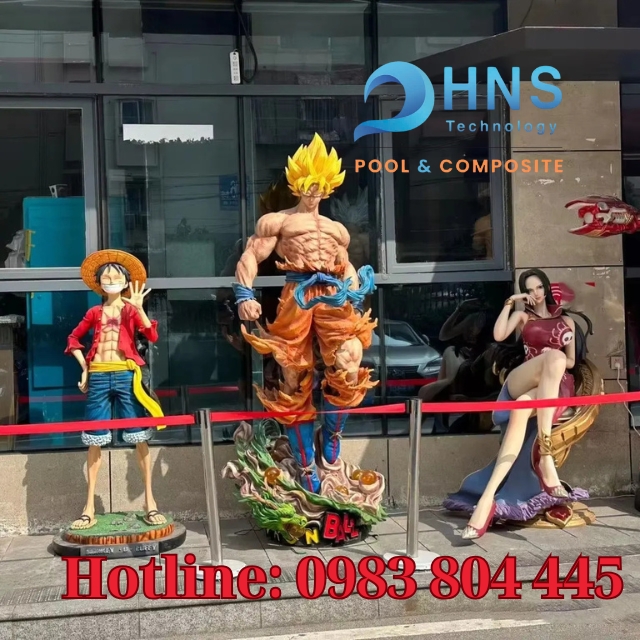 mô hình composite 3d trang trí