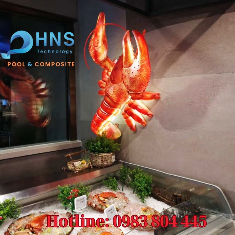 mô hình composite 3d trang trí nhà hàng