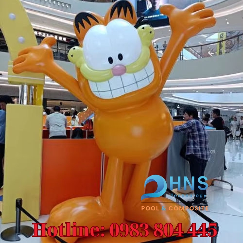 mô hình composite chú mèo Garfield
