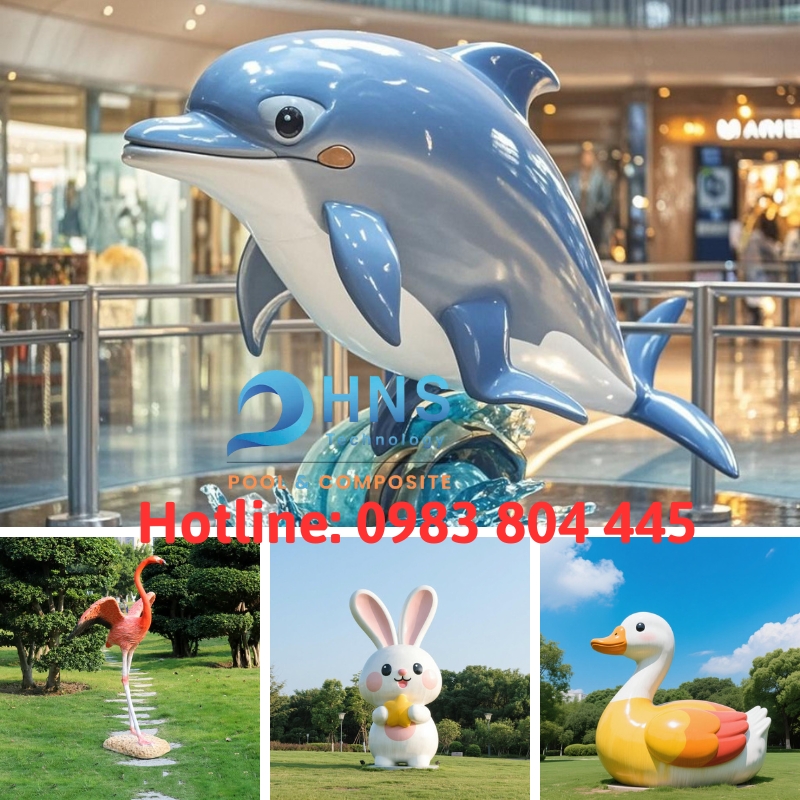 mô hình composite động vật
