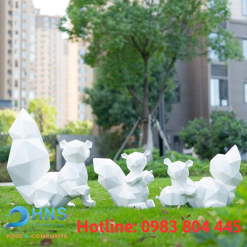 mô hình composite động vật phong cách nghệ thuật