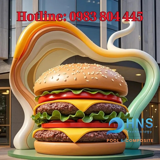 mô hình composite fast food 