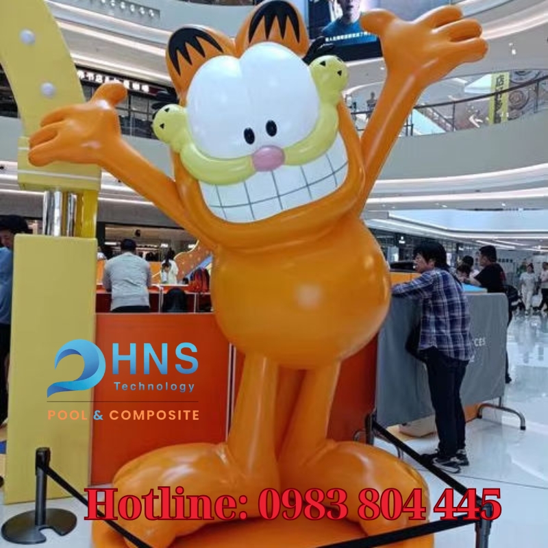 mô hình composite linh vật mascot