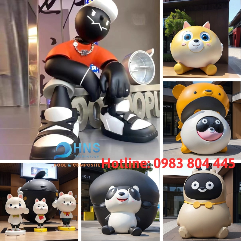 mô hình composite mascot