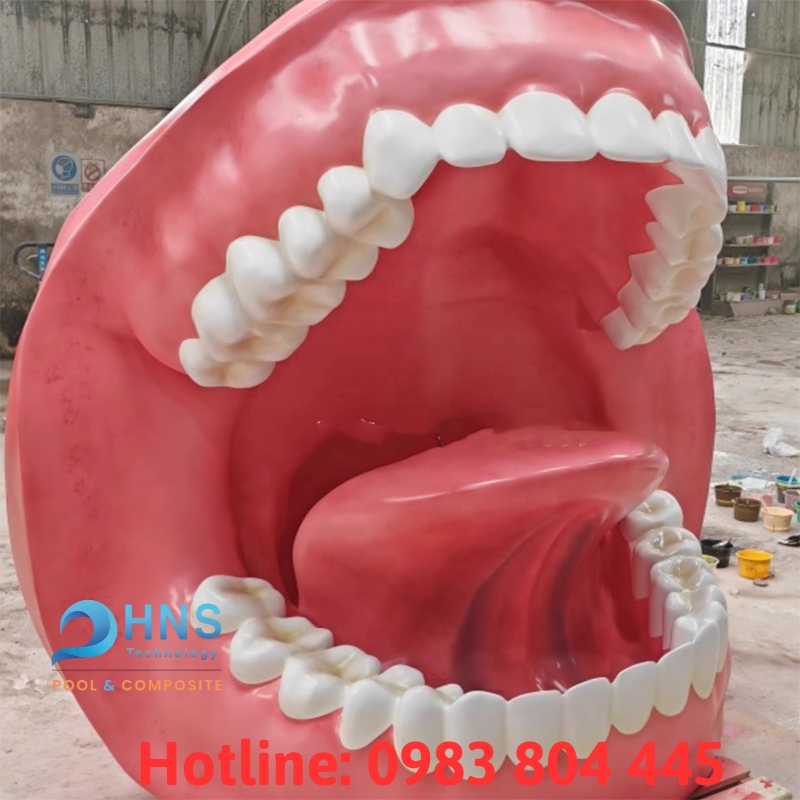 mô hình composite minh hoạ hàm răng