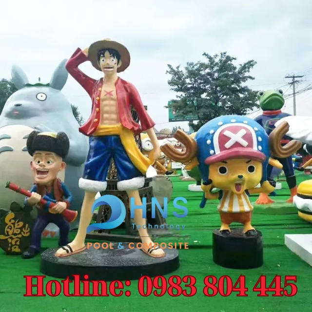 mô hình composite nhân vật hoạt hình anime