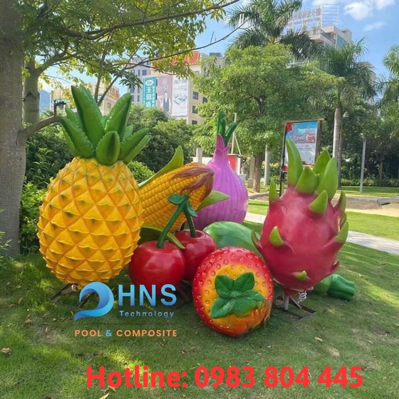 mô hình composite trang trí công viên