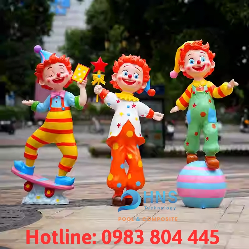 mô hình composite trang trí công viên