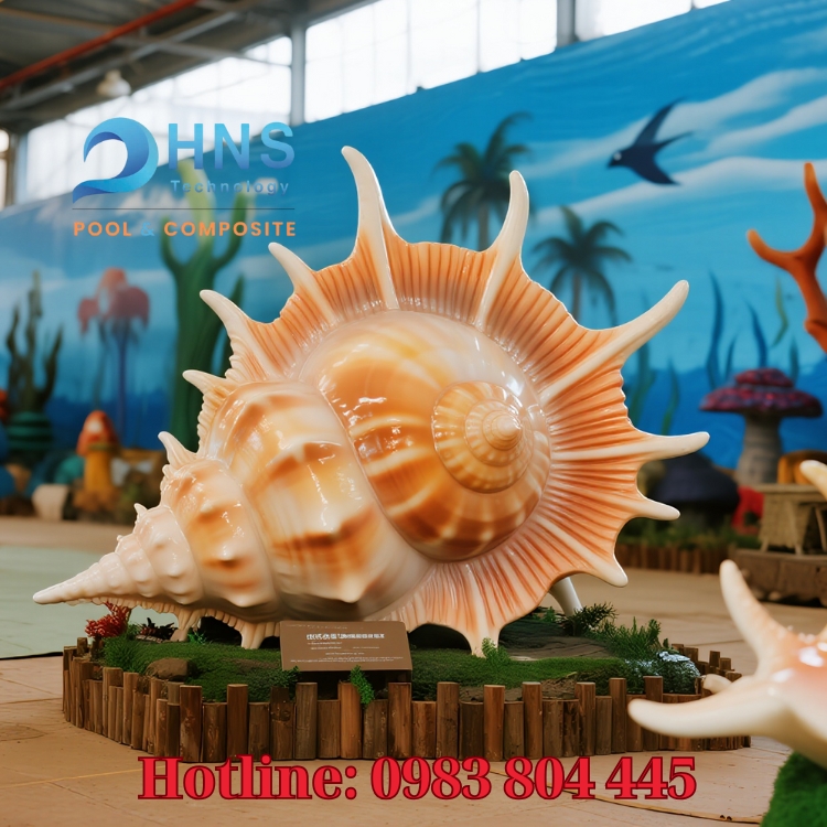 mô hình composite trang trí công viên nước trẻ em