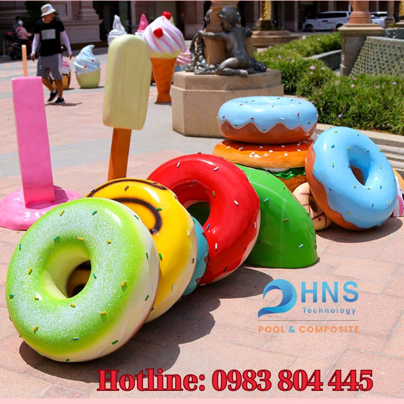 mô hình composite trang trí ngoài trời