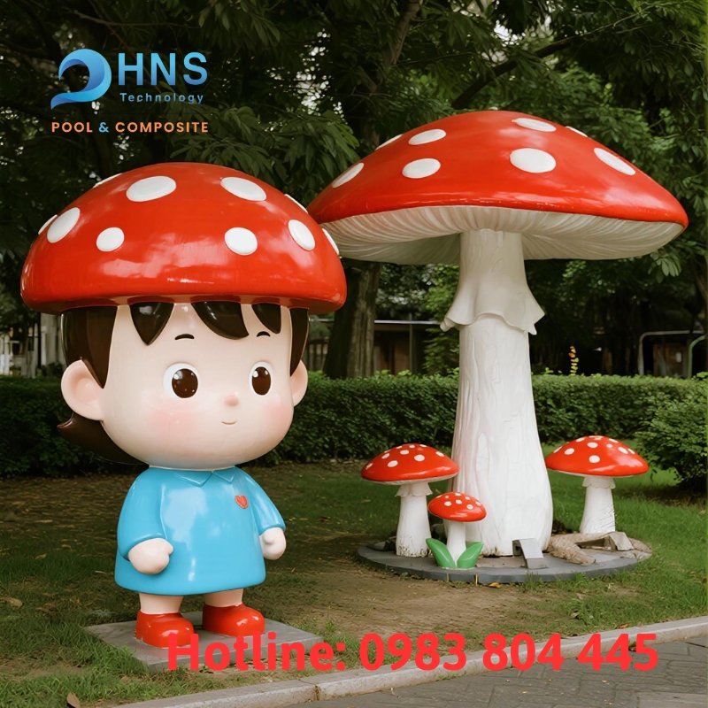 mô hình composite trang trí ngoài trời