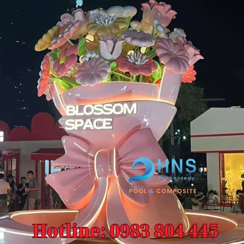 mô hình composite trang trí ngoài trời