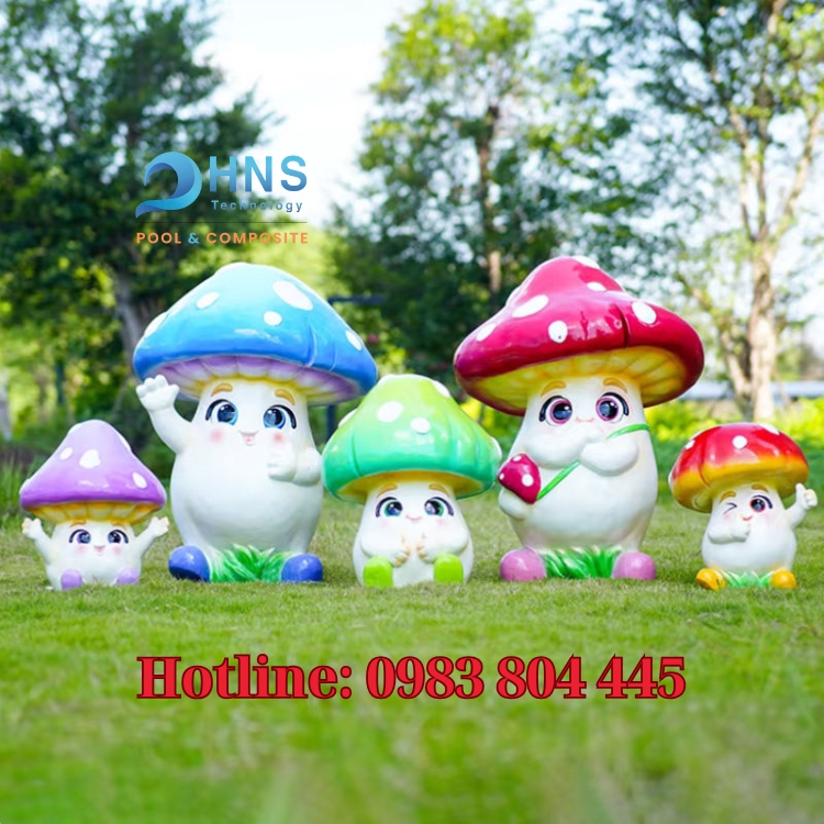 mô hình composite trang trí sân vườn