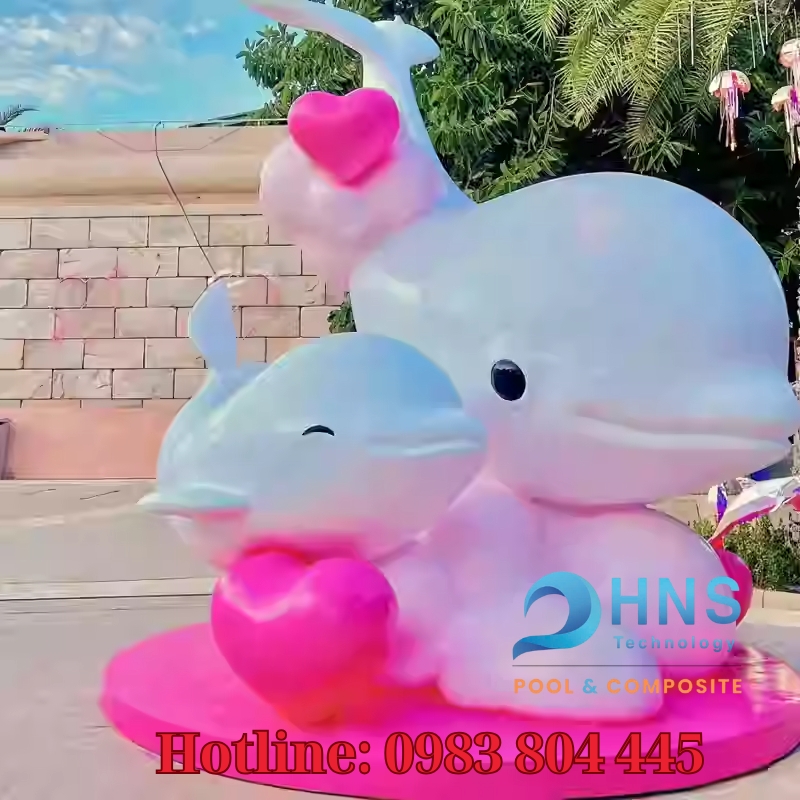 mô hình composite trang trí sân vườn