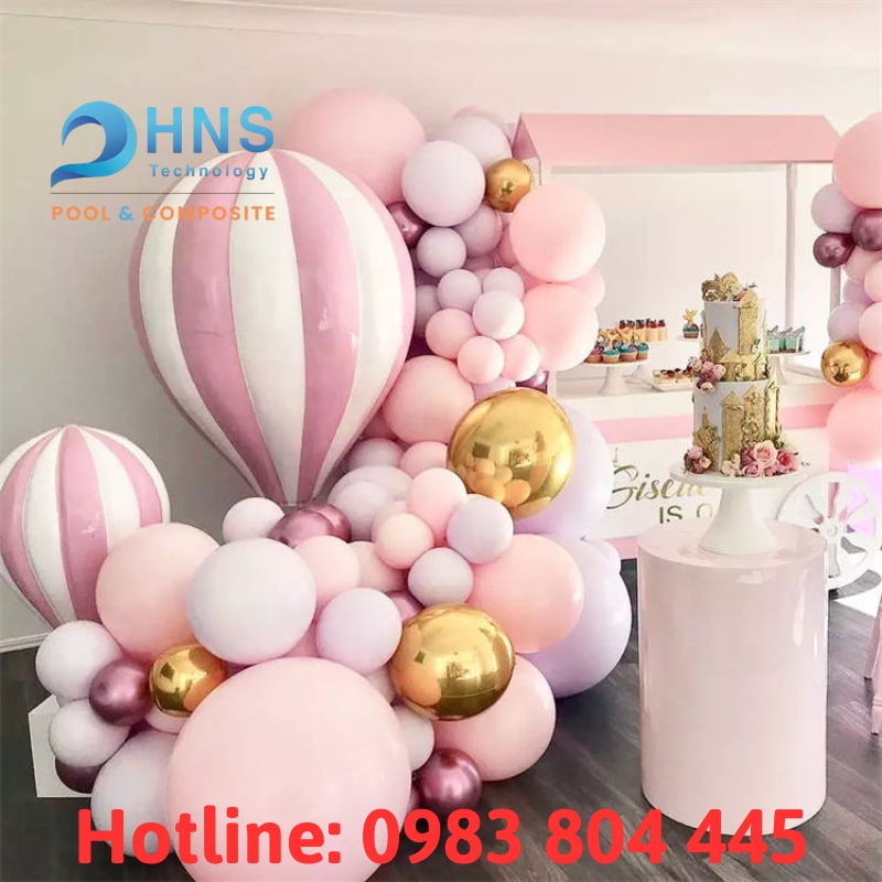 mô hình composite trang trí sự kiện sinh nhật