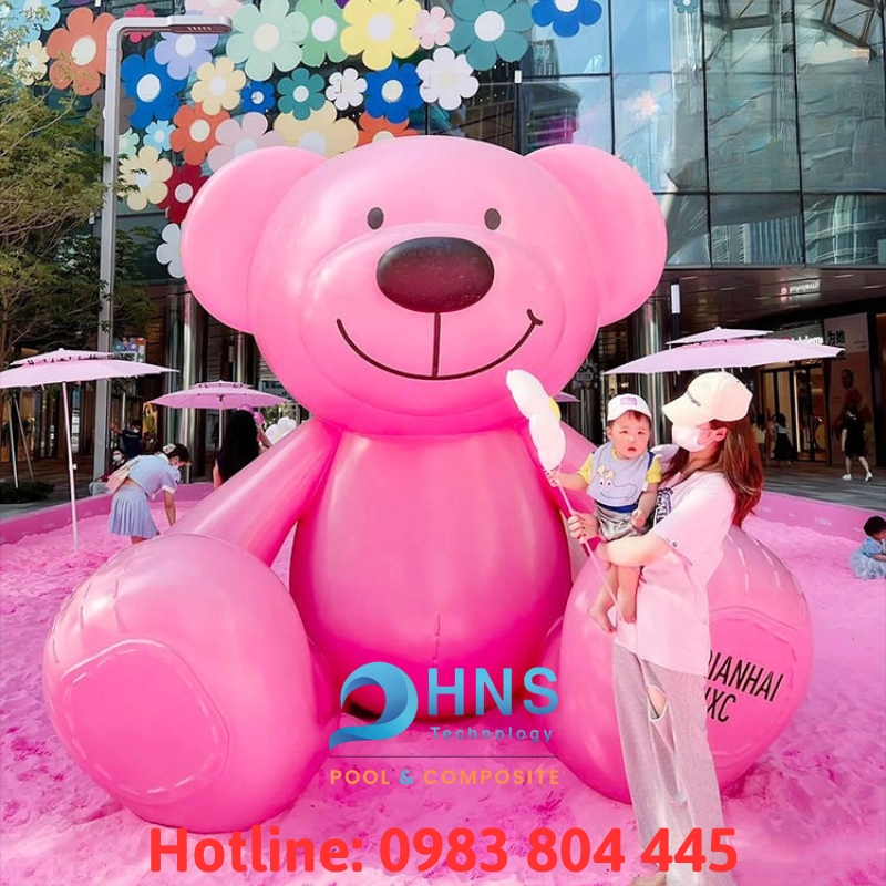 mô hình composite trang trí trung tâm thương mại