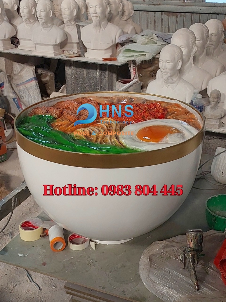 mô hình composite trưng bày sản phẩm