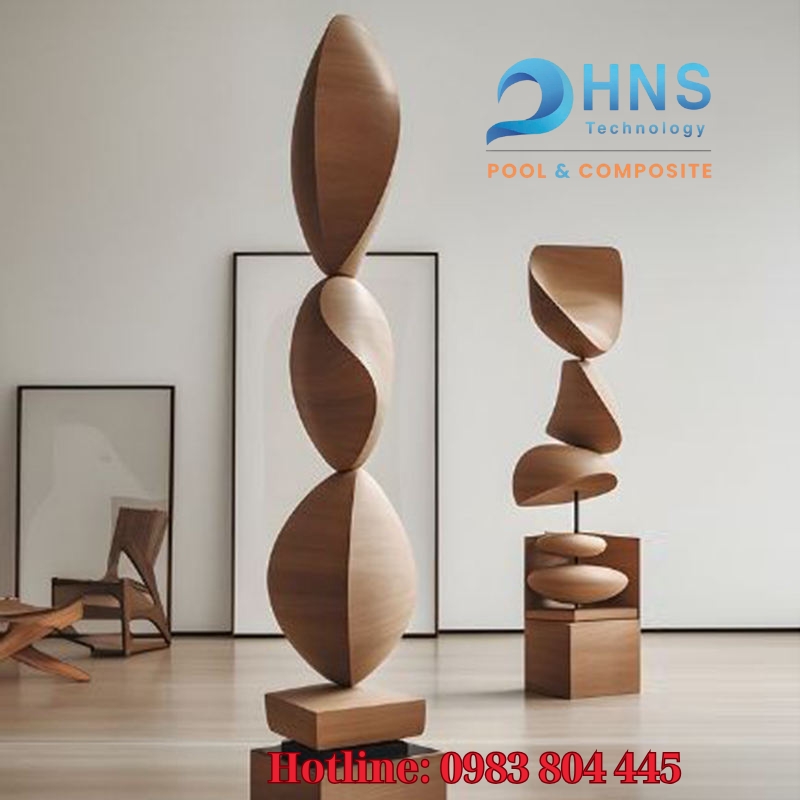 mô hình composite trừu tượng trang trí khách sạn