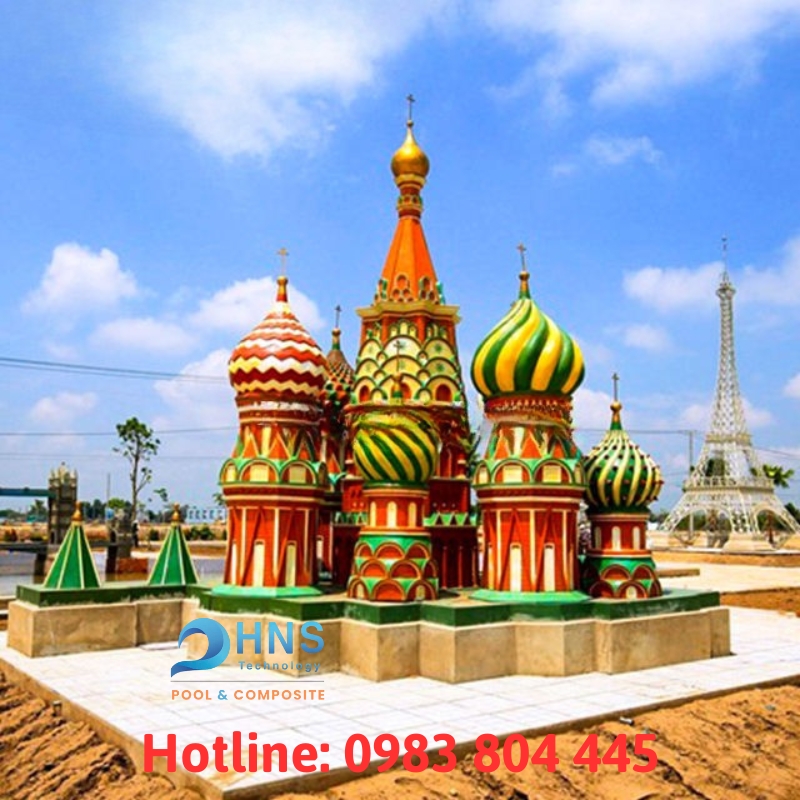 mô hình công trình kiến trúc thu nhỏ bằng composite