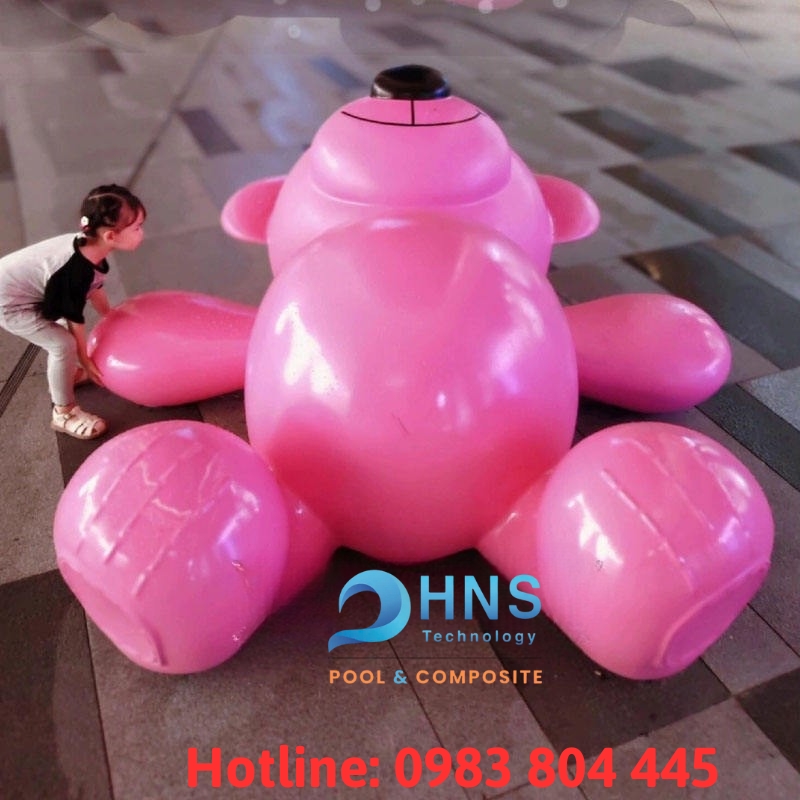 mô hình composite trang trí quảng trường