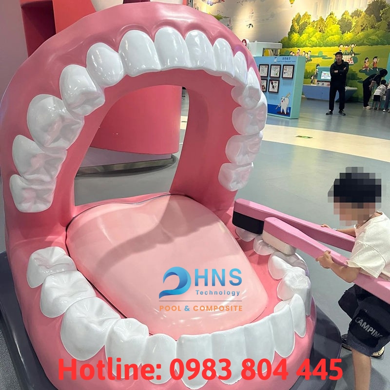 mô hình minh hoạ răng miệng bằng composite