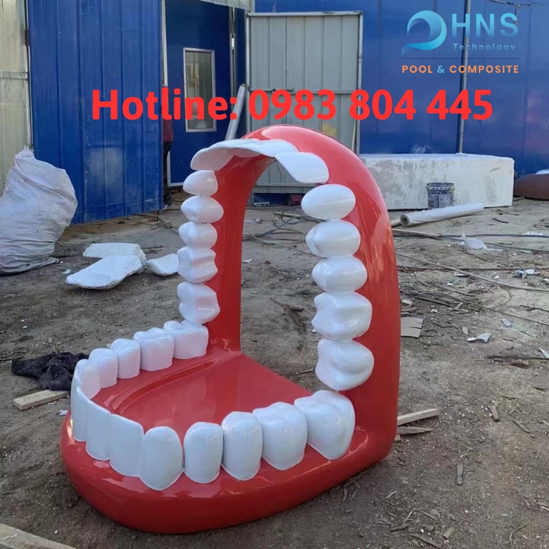 mô hình nha khoa bằng composite
