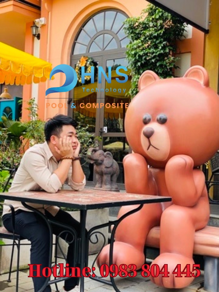 mô hình nhân vật hoạt hình bằng composite