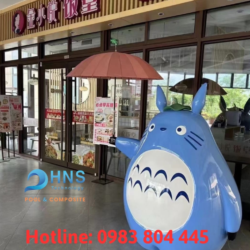 mô hình nhựa composite totoro