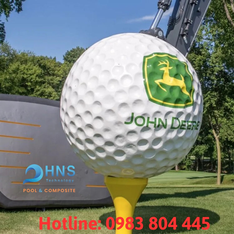 mô hình nhựa composite trang trí sân thể thao ngoài trời