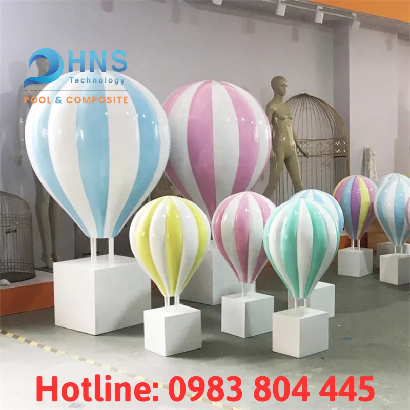 mô hinh nhựa composite trang trí sự kiện ngoài trời