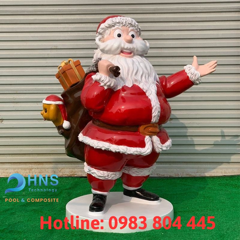 mô hình ông già noel bằng composite