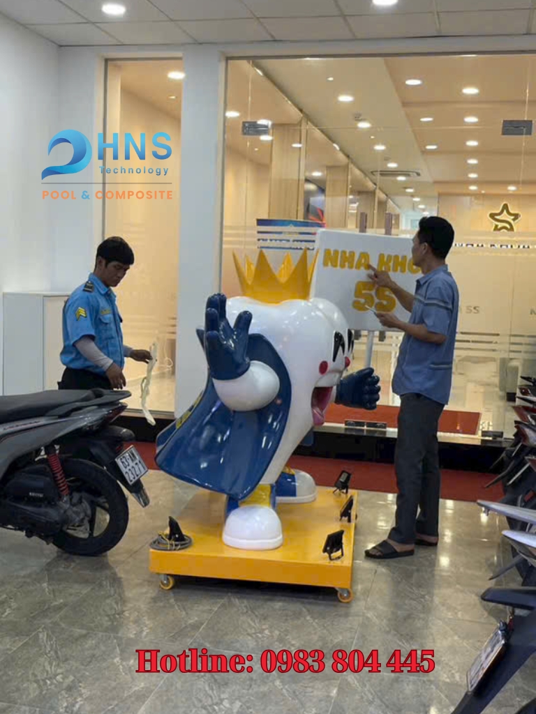 mô hình răng bằng nhựa composite