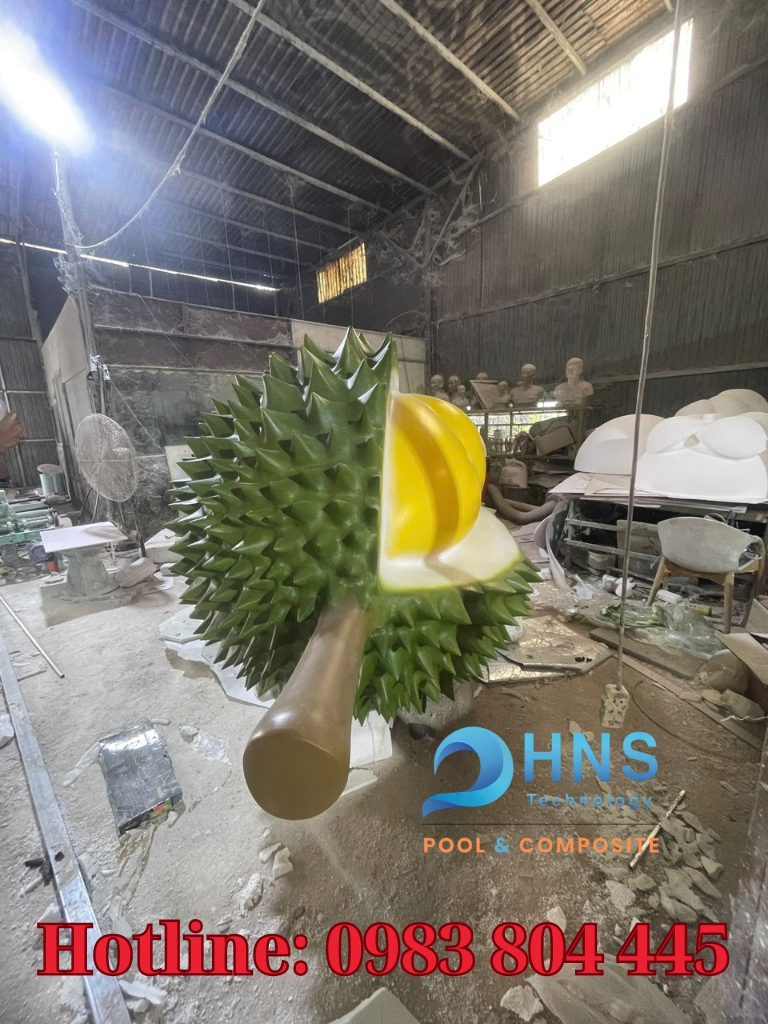 mô hình trái cây trang trí cửa hàng bằng nhựa composite