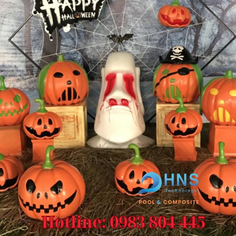 mô hình trang trí halloween
