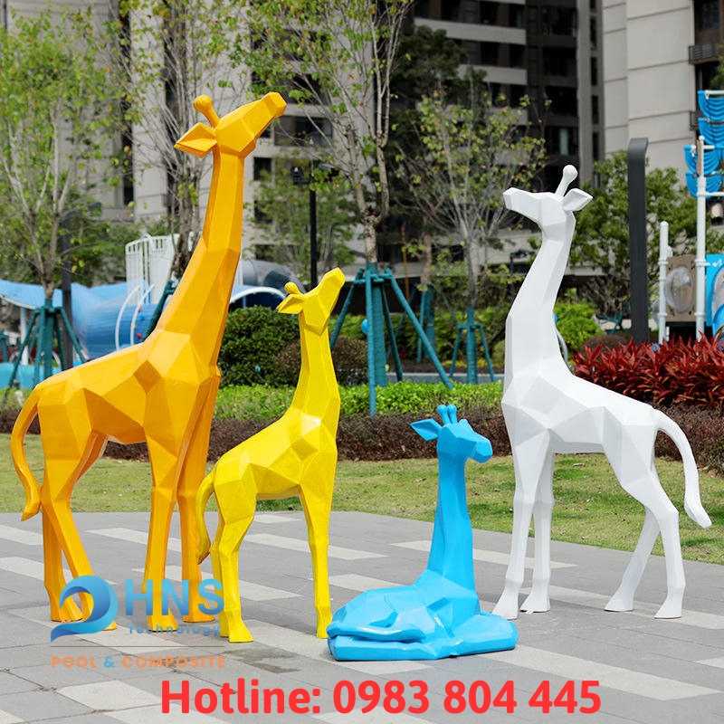 mô hình tượng composite ngoài trời