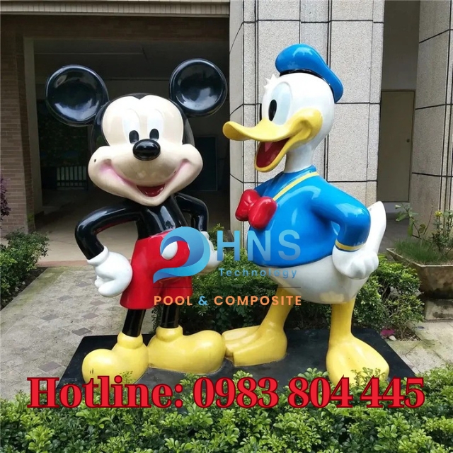 mô hình tượng composite trang trí ngoài trời