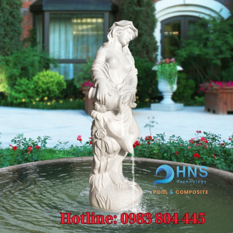mô hình tượng composite trang trí sân vườn