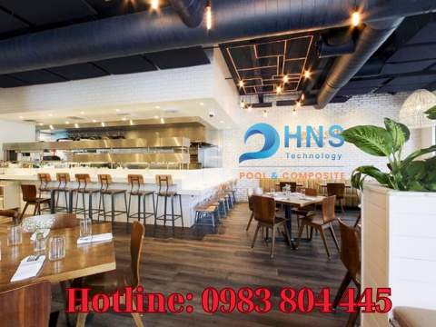 nâng cấp nhà hàng với bàn ghế composite