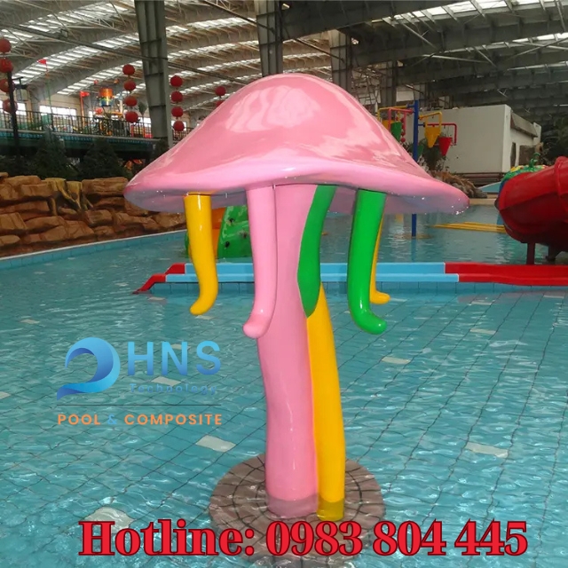 thiết bị vui chơi hồ bơi