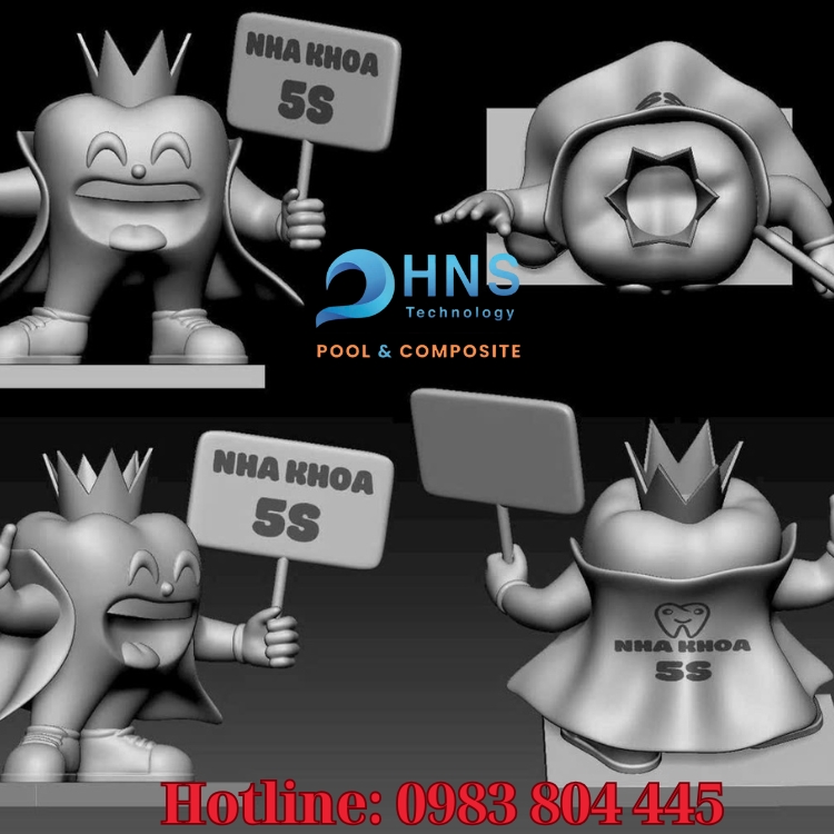 thiết kế mô hình composite 3d