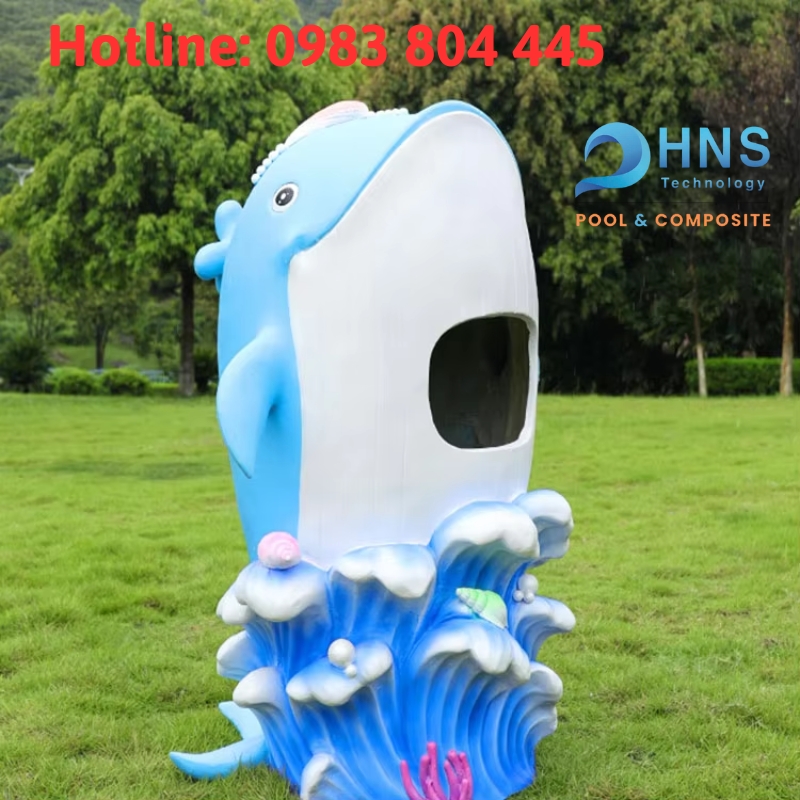 thùng đựng rác vui nhộn cho trẻ em