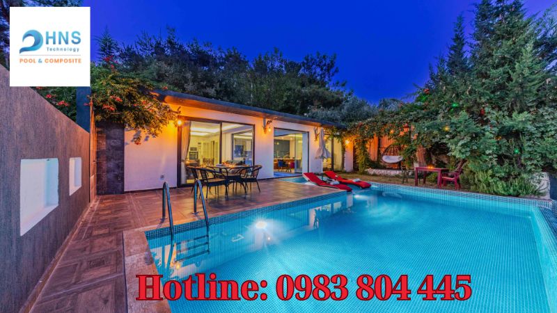 tiết kiệm nước hồ bơi