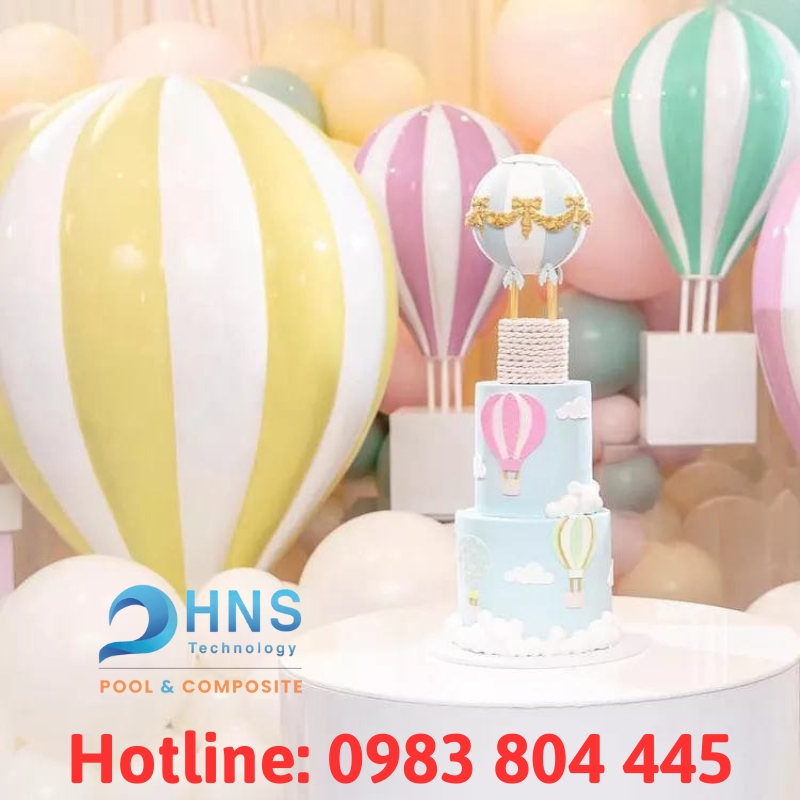 tượng composite khinh khí cầu