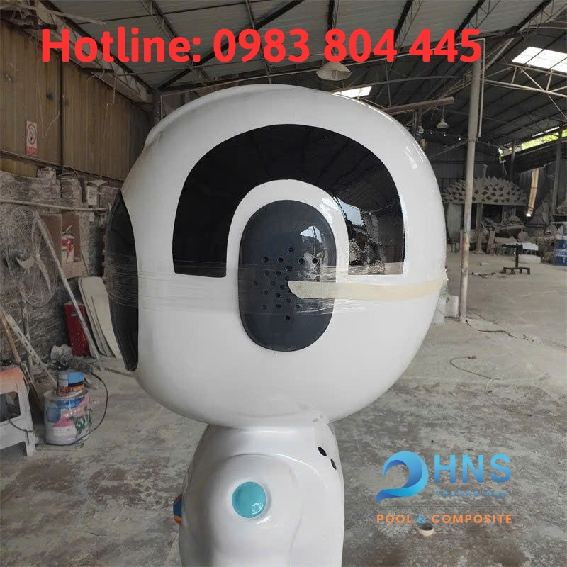 tượng composite trang trí chủ đề công nghệ