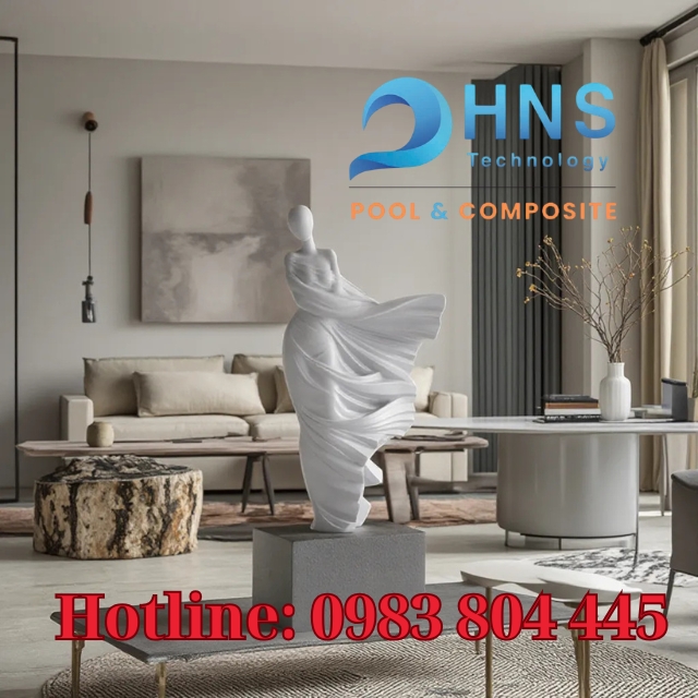 tượng composite trang trí nội thất