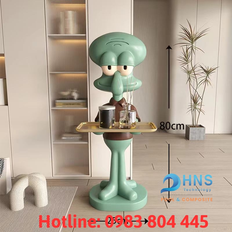 tượng composite trang trí phòng khách
