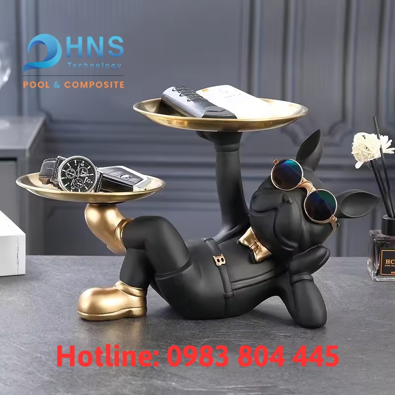 tượng composite trang trí phòng khách