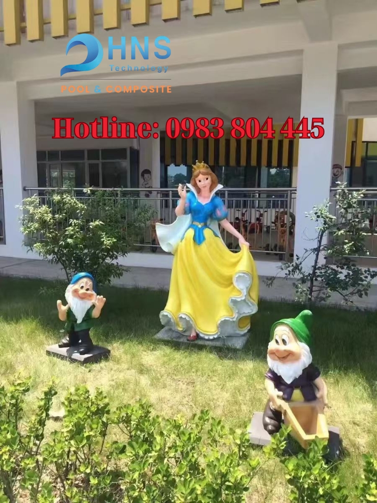 tượng composite trang trí trường học