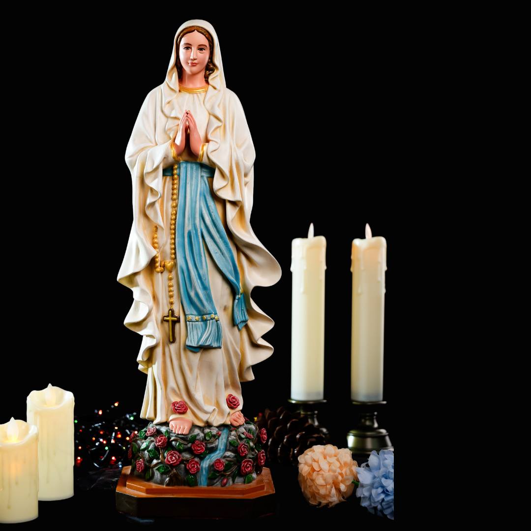 tượng công giáo đức mẹ lộ đức