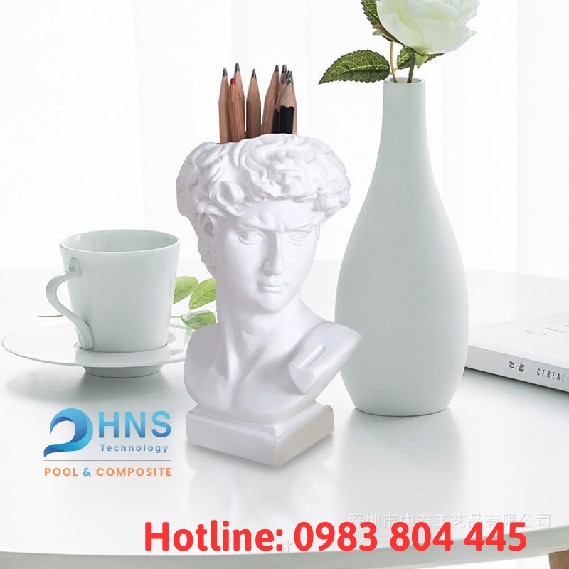 tượng david trang trí bằng composite